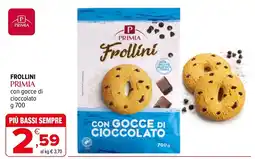 Iperal Frollini Primia con gocce di cioccolato offerta