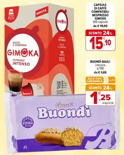 Iperal Gimoka Espresso Intenso offerta