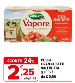 Iperal Polpa gran cubetti Valfrutta offerta