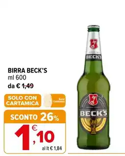 Iperal Birra Beck's offerta