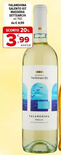 Iperal Falanghina Masseria Settearchi offerta