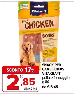 Iperal Snack per cane Bonas Vitakraft offerta