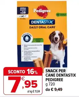 Iperal Snack per cane Dentastix Pedigree offerta