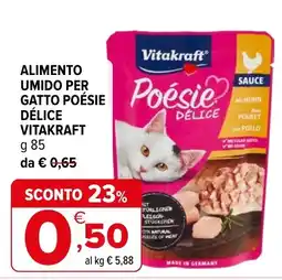 Iperal Alimento umido per gatto Poésie Délice Vitakraft offerta