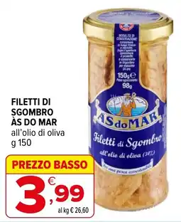 Iperal Filetti di Sgombro AS do MAR offerta