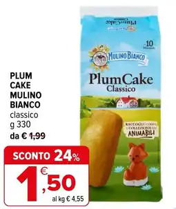 Iperal PlumCake classico Mulino Bianco offerta