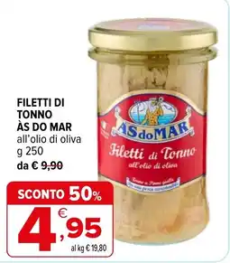 Iperal Filetti di Tonno As do Mar offerta
