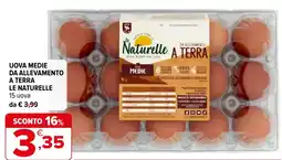 Iperal Uova medie da allevamento a terra Le Naturelle offerta