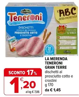 Iperal La merenda Teneroni Gran Terre offerta