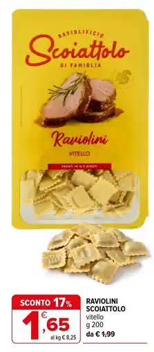 Iperal Raviolini Scoinattolo vitello offerta