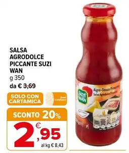Iperal Salsa agrodolce piccante Suzi Wan offerta