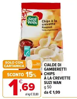 Iperal Cialde di gamberetti chips à la crevette Suzi Wan offerta