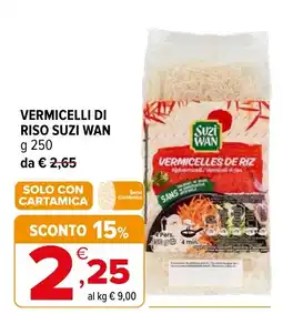 Iperal Vermicelli di riso Suzi Wan offerta