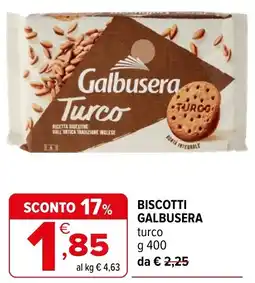 Iperal Biscotti Galbusera turco offerta