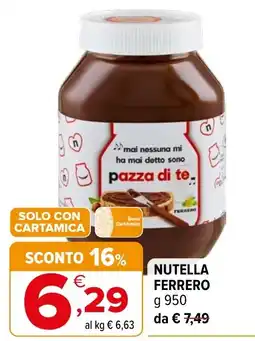 Iperal Nutella Ferrero offerta