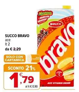 Iperal Succo Bravo ace offerta