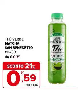 Iperal Thè Verde Matcha San Benedetto offerta