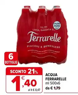 Iperal Acqua Ferrarelle offerta