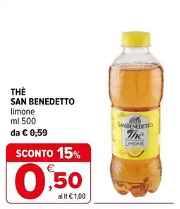 Iperal Thè San Benedetto limone offerta