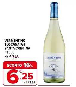 Iperal Vermentino Toscana IGT Santa Cristina offerta