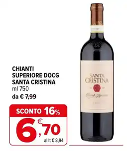 Iperal Chianti Superiore DOCG Santa Cristina offerta