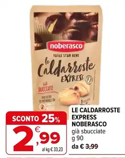 Iperal Le caldarroste express noberasco offerta