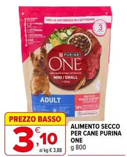 Iperal Alimento secco per cane Purina One offerta