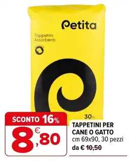 Iperal Petita Tappetini Assorbenti offerta