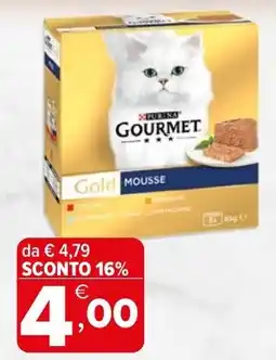 Iperal Gourmet Gold Mousse offerta