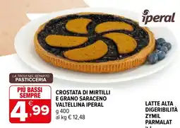 Iperal Crostata di mirtilli e grano saraceno Valtellina Iperal offerta