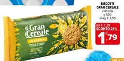Iperal Biscotti Gran Cereale Classico offerta