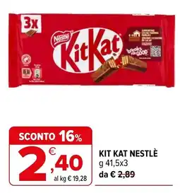 Iperal Kit Kat Nestlé offerta