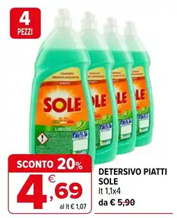 Iperal Detersivo piatti Sole offerta