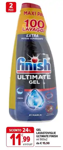 Iperal Gel lavastoviglie ultimate finish offerta