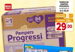 Iperal Pannolini Pampers Progressi offerta