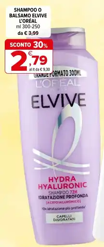 Iperal L'Oreal Elvive Shampoo o Balsamo offerta