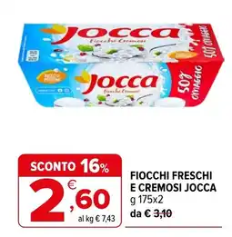 Iperal Fiocchi Freschi e Cremosi Jocca offerta