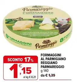 Iperal Formaggini al Parmigiano Reggiano Parmareggio offerta