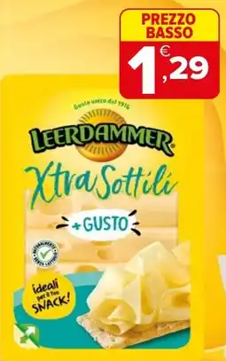 Iperal Leerdammer Xtra Sottili + Gusto offerta