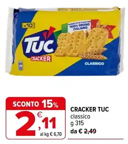 Iperal Cracker Tuc classico offerta