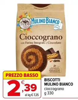 Iperal Biscotti Mulino Bianco cioccograno offerta