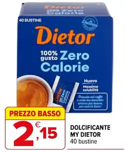 Iperal Dolcificante My Dietor offerta