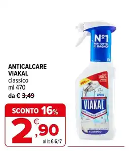 Iperal Anticalcare Viakal classico offerta