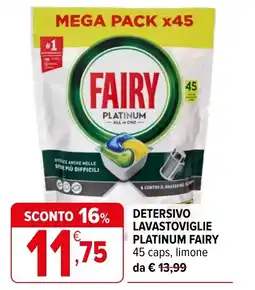Iperal Detersivo lavastoviglie Platinum Fairy offerta