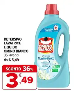 Iperal Detersivo lavatrice liquido Omino Bianco offerta