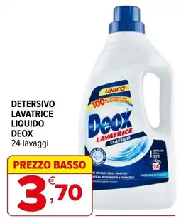 Iperal Detersivo lavatrice liquido Deox offerta