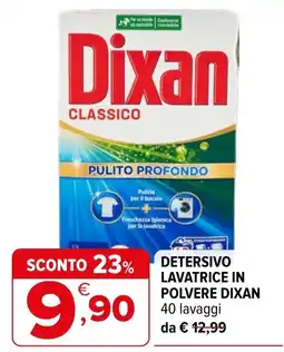 Iperal Detersivo lavatrice in polvere Dixan offerta