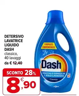 Iperal Detersivo lavatrice liquido Dash classico offerta