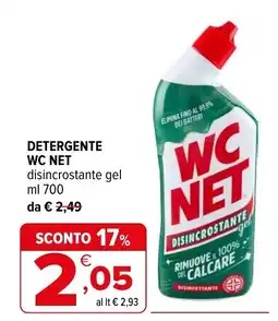 Iperal Detergente WC Net disincrostante gel offerta