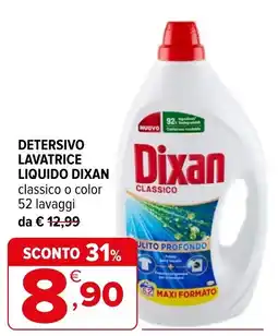 Iperal Detersivo lavatrice liquido Dixan classico offerta